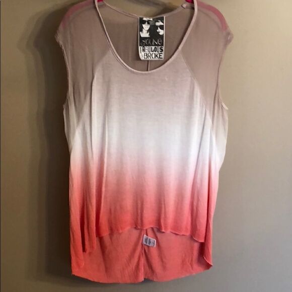 Young Fabulous & Broke Ombré Hi-Low Tank - Picture 1 of 8